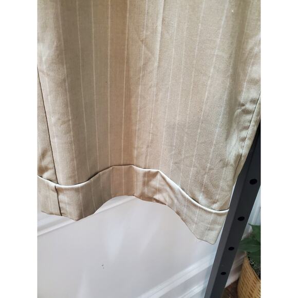 New York & Co. Women's Beige Polyester High Rise Straight Fit Dress Pant Size 10 - Picture 6 of 13